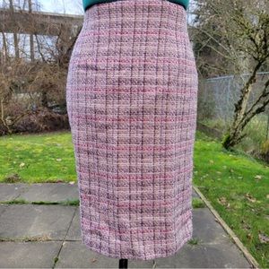 Nygard Collection Pink Long Pencil Skirt
